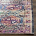 thumbnail image 3 of SAFAVIEH Saffron Kimbra Geometric Cotton Runner Rug, Purple/Blue, 2'3" x 8', 3 of 7