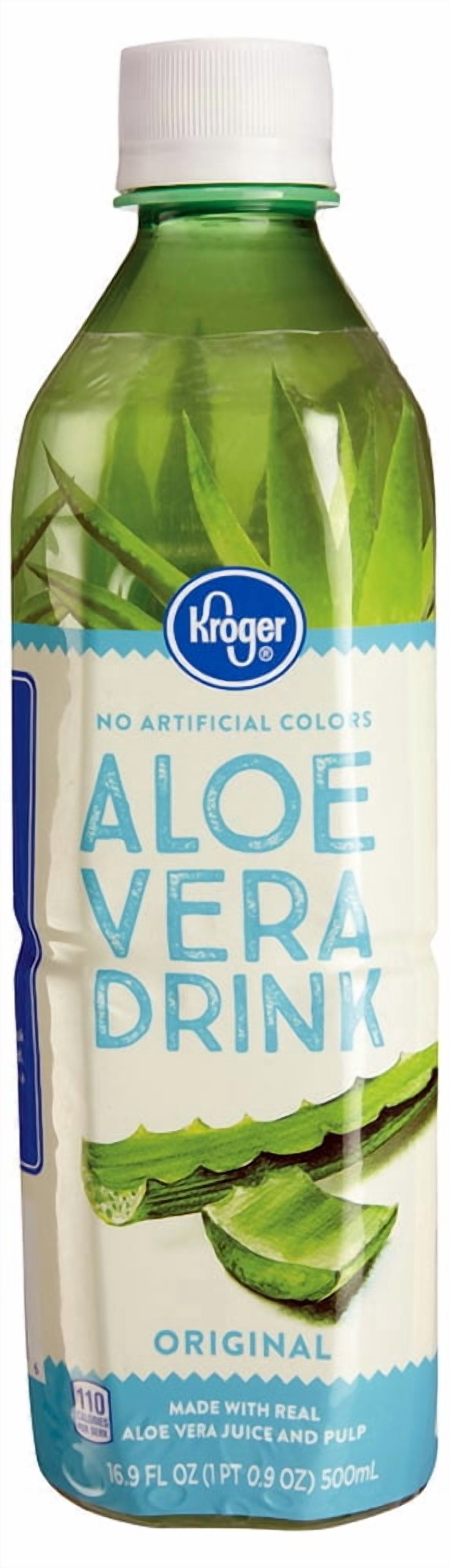 OKF Aloe Vera Drink 16.9 Ounce Bottles 12 Pack Refreshing Hydration -  Walmart.com