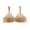 Beige, variant on Womens Back Closure Bra with Thin Straps Lift Side-Smoothing & Anti-Sag Support