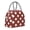 Light Grey, variant on Horeoi Maroon And White Polka Dot Pattern Large Insulated Lunch Bag for Work, School, Picnic - Waterproof, Durable Oxford Cloth, Comfortable Handle-Light Grey