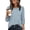 Blue, variant on WIHOLL Long Sleeve Shirts for Women Lightweight Crew Neck Sweaters Fall Womens Tops Dressy Casual Fall Clothes