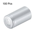 thumbnail image 3 of Uxcell 100 Pack Heat Shrink Wine Bottle Caps, 1.26" Wine Shrink Wrap Sleeves Cap, Silver, 3 of 6