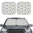 thumbnail image 2 of Haiem Poodle Dog Car Windshield Sun Shade (2 Pieces) Foldable Windshield Sun Shade Car Accessories for Truck SUV Pickup-Medium, 2 of 7