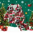 thumbnail image 1 of Cowsor 2 Piece Pajamas Set Kids Sleepwear Cartoon Printed Nightwear Cotton Long Sleeve Shirt Pants Sets, 1 of 3