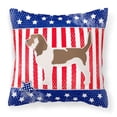 thumbnail image 2 of Carolines Treasures BB3290PW1818 USA Patriotic Grand Basset Griffon Vendeen Fabric Decorative Pillow, 2 of 2