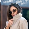 thumbnail image 2 of FEISEDY Retro Trendy Rectangle Sunglasses Women Men Vintage 90s Small Narrow Square Sunglasses B2322, 2 of 14