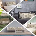 thumbnail image 6 of Beige Vintage Boho Body Pillow Covers 20"x54", Ethnic Tribal Geometric Abstract Soft Brushed Microfiber Breathable Throw Pillow Covers, Pillowcase with Zipper for Couch Sofa Bedroom Living Room, 6 of 9