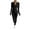 Black, variant on UAMVSH Sweatsuit Sets for Women 2 Piece Outfits Slim Fit Full Zip Yoga Jacket Tops Matching Leggings Skinny Stretchy Workout Tracksuits(X-SmallGreen)