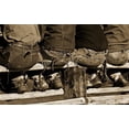thumbnail image 2 of Dearing, Lisa 32x22 White Modern Wood Framed Museum Art Print Titled - Wranglers, 2 of 4