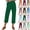 23# Green, variant on Women Capri Pants 2026 Summer Trendy Linen Cropped Trouser with Pockets Beach Casual Cruise Fashion Capris Clothes Pink S