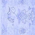 thumbnail image 1 of Ahgly Company Indoor Square Abstract Blue Modern Area Rugs, 6' Square, 1 of 4