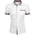 thumbnail image 4 of SAYOO Camisas casuales de verano para hombres SAYOO  moda, 4 of 5