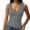 Gray, variant on Womens Deep V Neck Tank Tops Sexy Casual Ribbed Fitted Sleeveless Going Out Tops 2026 Summer Fashion Shirts XL