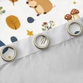 thumbnail image 4 of Erosebridal Kids Camping Lover Blackout Curtains Set of 2 (52x84 Each), Cartoon Capybara Window Curtains, 4 of 6