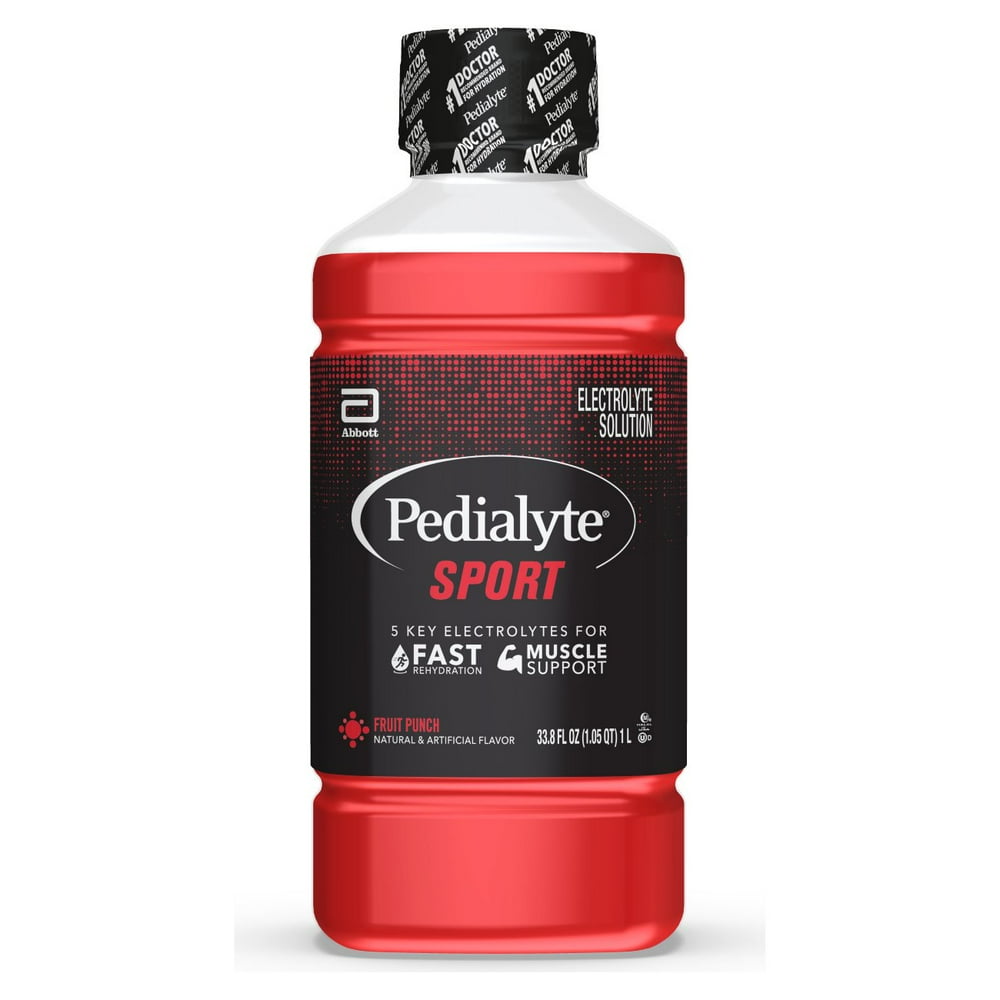 Pedialyte Sport Electrolyte Drink, Fast Hydration with 5 Key