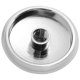 thumbnail image 1 of 38mm Silver Chrome Basin Waste Pop-Up Sink Plug Cap Click Clack Push Button Bathroom Basin Sink Up Drain Stopper Drainer Cover, 1 of 4