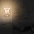 thumbnail image 2 of Yayeee LED Night Lights with Motion Detectors Auto Dusk to Dawn Light Sensors, 2 Pack, White Chubby Cat, 2 of 7