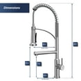 thumbnail image 4 of Karran Usa KKF360SS Adlington 1.8 GPM Single Hole Kitchen Faucet - Stainless Steel, 4 of 6