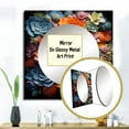 thumbnail image 3 of Designart "Nature s Resilience Colorful Succulents" Floral & Botanical Square Mirror Wall Decor Traditional - Large Multi-Color Square Bathroom Mirror - Square Printed Wall Mirror Art, 3 of 5