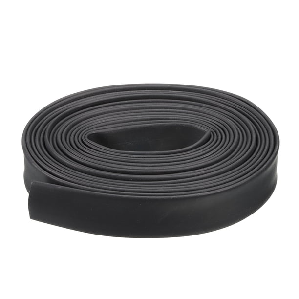 Uxcell 1/2"(12mm) Dia 12ft Tubo Termorretráctil 4:1 Doble Pared con Adhesivo Marine Impermeable Tubo Retráctil Negro