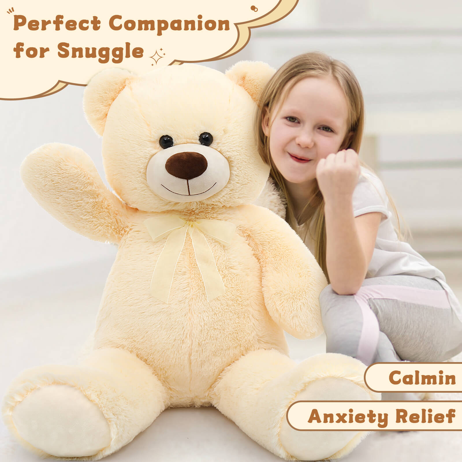 MaoGoLan 36" Giant Teddy Bear Plush photo 4