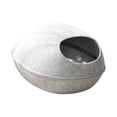 thumbnail image 3 of Milaget Maison pour Chat Robuste Cachette Résistante à l'Usure Résistante aux Rayures Semi-Fermée Gris Clair, 3 of 9