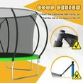 Elitezip Trampoline 12FT 14FT Trampoline for Kids and Adults, 1200LBS