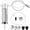 1set, variant on Brake Fluid Extractor,Brake and Clutch Fluid Drained Bleeder Tool,Power Steering Oil Change Replacement Tool for Brake Oil Power Steering Oil Quick Extraction & Replacement