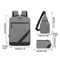 thumbnail image 3 of FAMTKT Travel Backpack Multifunctional Men's Shoulder Bag Three Sets Of Large-Capacity Business Backpacks Computer Backpacks Laptop Backpack, 3 of 9