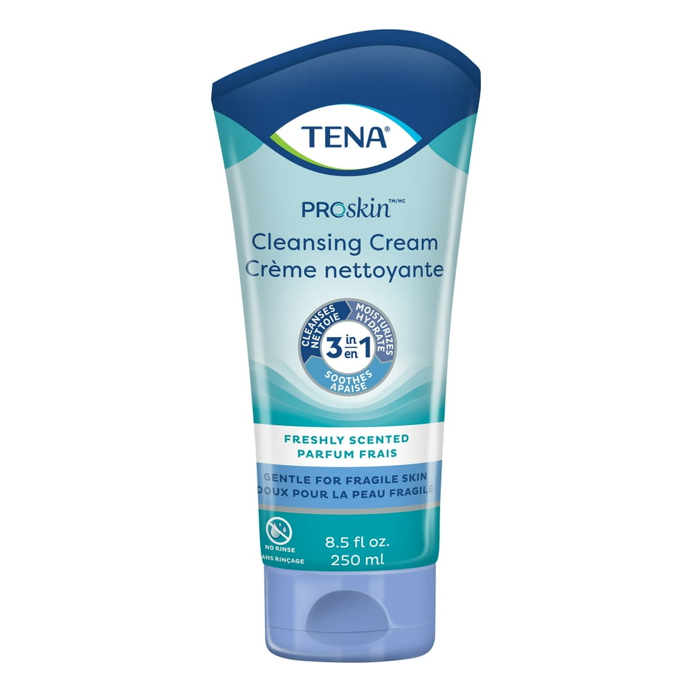 Tena ProSkin Cleansing Cream, Fragrance Free, 8.5 fl. oz
