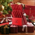 thumbnail image 3 of imarku Knife Set with Block, Sharp Knife Set with Built-in Sharpener, Japanese Stainless Steel Kitchen Knife Set with Non-Slip Ergonomic Handle, Dishwasher Safe, Best Holiday Gifts, 14 PCS, Red, 3 of 14