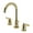 Polished Brass, variant on Kingston Brass FSC8922NDL NuvoFusion Widespread Bathroom Faucet with Brass Pop-Up, Polished Brass