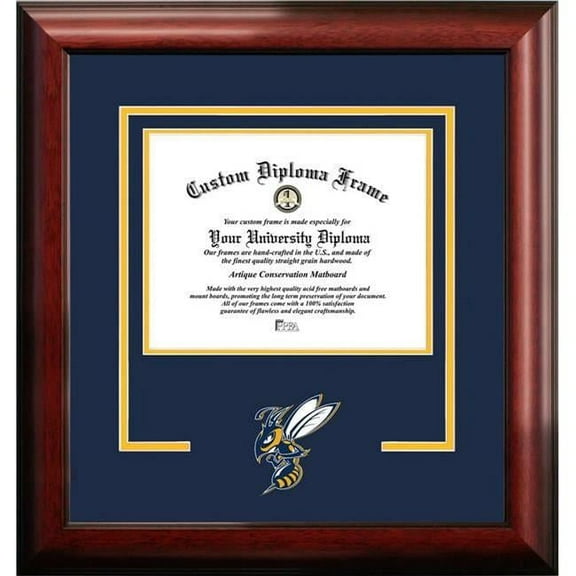 Campus Images  8 x 6 in. Montana State University Billings Yellowjackets Spirit Diploma Frame - Satin Mahogany