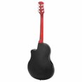 thumbnail image 4 of GZXS Glarry 41 Inch Full-Size Cutaway Acoustic-Electric Guitar Grape Voice Hole Spruce Top Round Back Sunset Red, 4 of 9