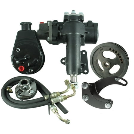 Corvette Steering Column Lock - BORGESON Power Steering Conversn Kit 67-82 Corvette SBC 999017