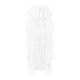 thumbnail image 4 of HGIEYS Women's High Low Tutu Skirts Sweet Elastic Waist Tulle Layered Ruffles Mesh Long Tiered Skirt, 4 of 7