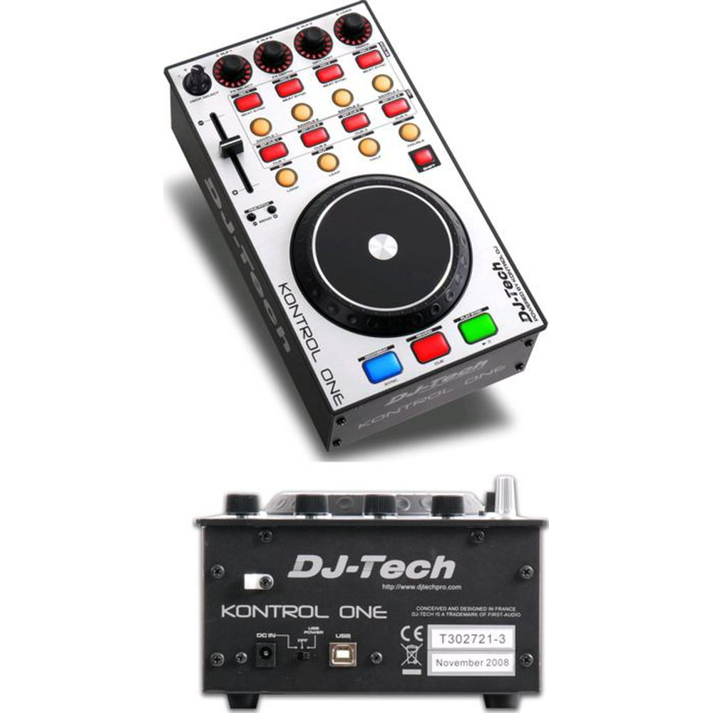 Dj Tech KONTROLONE Usb Dj Midi Controller W/ Touch Sensitive Jog Wheel