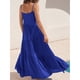 thumbnail image 3 of Vestido De Verano Para Mujer, Tirantes Finos Ajustables, Cintura Alta, Color Puro, Sin Mangas, Dobladillo Oscilante Fluido Para Vacaciones ANGGREK Otros, 3 of 6