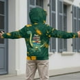 thumbnail image 4 of Chririnla Books Dinosaur Youth Zip Up Sweatshirt Long Sleeve with Pockets Lightweight Athletic Sportswear for School Gym Size 10-12, 4 of 7