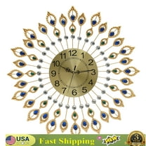 SHZICMY 26.4'' Modern 3D Large Wall Clock Metal Watch Art Design Home Living Room Decor