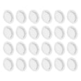 thumbnail image 1 of 24 Piezas Cubierta de Ventilaciones de Aire Circulares Planas Soffit Vent 50mm/2" Cubierta de Soffit de Acero Inoxidable Blanca, 1 of 7