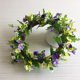 thumbnail image 5 of # simulación de flores silvestres, corona de margaritas, dintel de puerta, tapices de pared, decoración de boda de Acción de Gracias de Navidad, 5 of 14