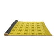 thumbnail image 2 of Ahgly Company Indoor Rectangle Abstract Yellow Modern Area Rugs, 2' x 4', 2 of 4