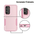 thumbnail image 5 of For Samsung Galaxy S24 FE Case, Njjex Shockproof Heavy Duty Rugged Dual Layer Cover with Military Grade Protection, Non-Slip Textured Bumper - Rose Pink, 5 of 6