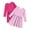 Pink, variant on Lanbubble Toddler Girls Long Sleeve Dresses 2 Pack A-Line Casual Play Dresses 2-3T