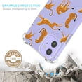 thumbnail image 2 of Cheetah Leopard Clear Case for iPhone 12,Aesthetic Art Design Case for Men Women,Unique Soft Transparent TPU Bumper Case Cover, 2 of 5