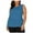 Blue - brightblue, variant on I-N-C Womens Illusion Tank Sleeveless Blouse Top, Blue, 3X