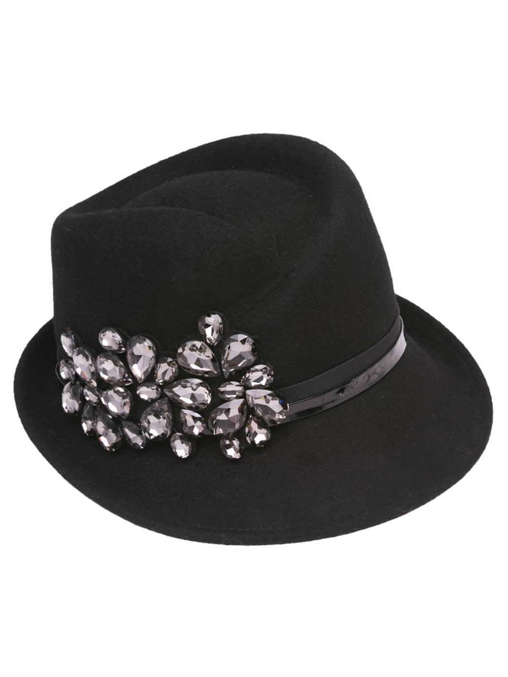 Fuchsia SS/Sophia New Glitter Fedora Hat