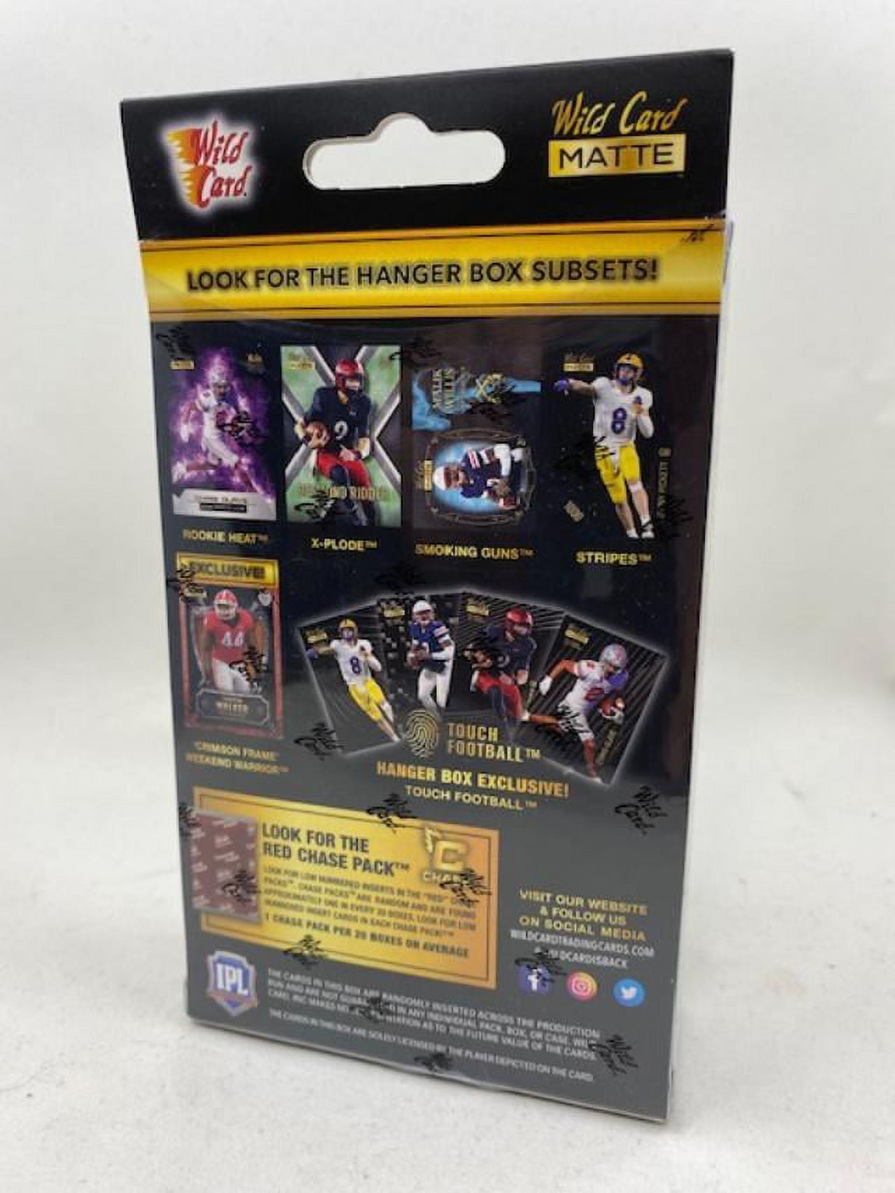 2022 Wild Card Draft Picks Football Matte Hanger Box