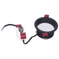 thumbnail image 3 of TICFOX Downlight fijo Downlight empotrado Iluminación Downlight Deep Antideslumbrante Lámpara empotrada de lado estrecho Pantalla de aluminio AC180‑265V para el hogar(6000k), 3 of 8